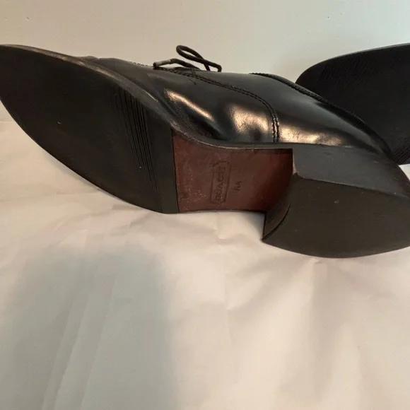 Coach Black Leather Women's Lyla Loafers oxfords - Picture 8 of 12